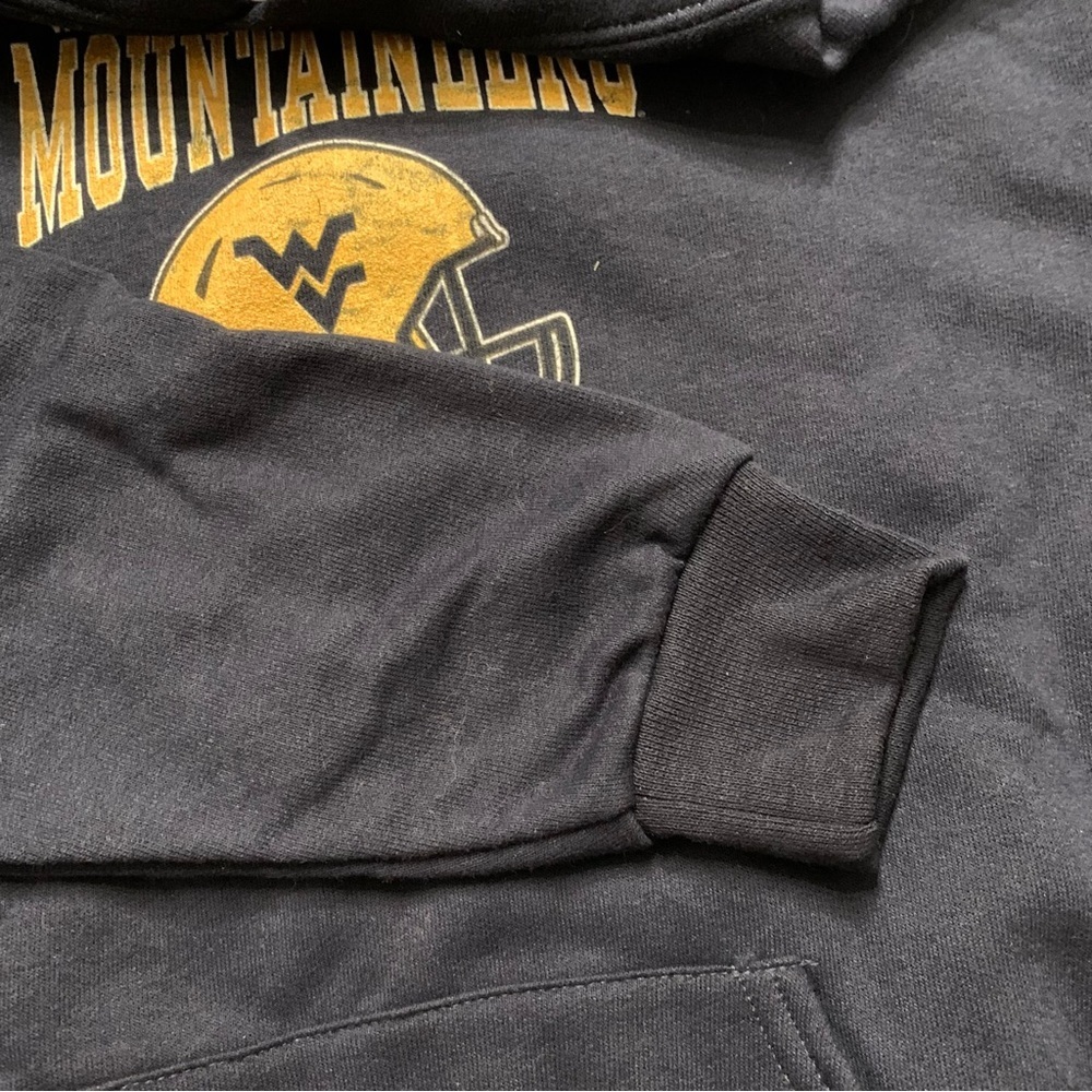 West Virginia university mountaineers football hoodie NWT - Picture 2 of 5